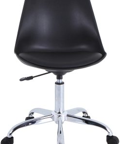 LYS NuSparc Padded Seat Poly Task Chair, Black 2