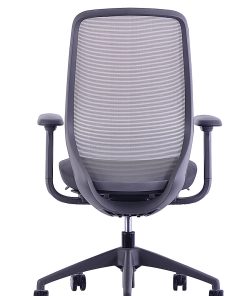 WorkPro® 6000 Series Multifunction Ergonomic Mesh/Fabric High-Back Executive Chair, Gray Frame/Gray Seat, BIFMA Compliant 2