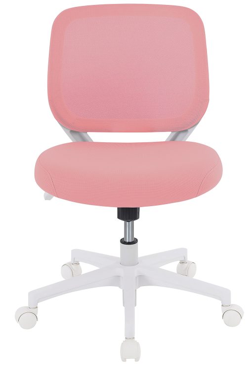 Realspace® Adley Mesh/Fabric Low-Back Task Chair, Pink/White, BIFMA Compliant - Image 2