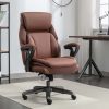Lifestyle Solutions Lyla Faux Leather Sofa, Caramel 4