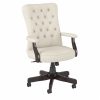Glamour Home Amery Ergonomic Faux Leather Mid-Back Adjustable Height Swivel Office Task Chair, Gray 4