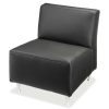 Office Star™ Wall Street Armless Chair, Black 3
