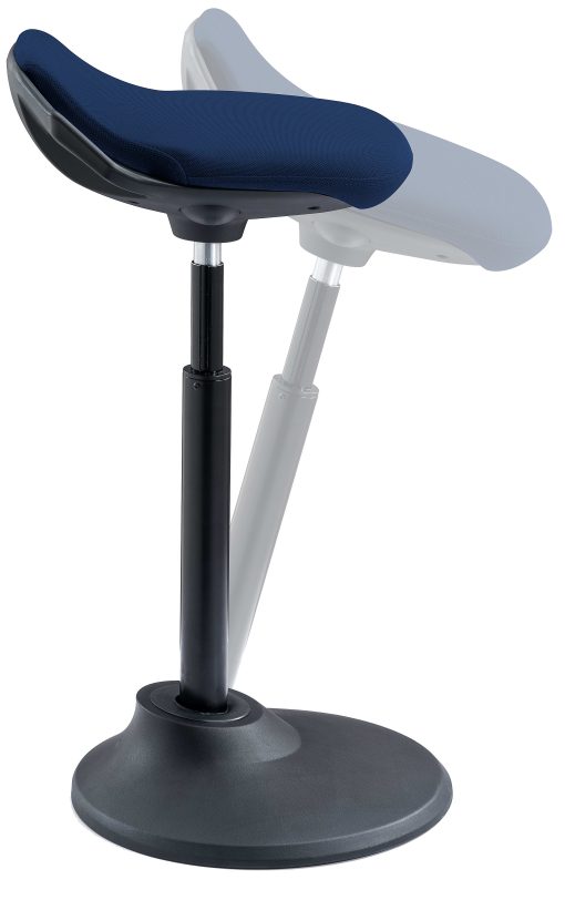 Kore Design™ Office Adjustable Pivot Stool, Blue, KDOP5652BC - Image 2