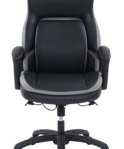 Shaquille O’Neal™ Amphion Ergonomic Bonded Leather High-Back Executive Office Chair, Black 2