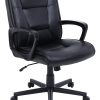 Realspace® Torval Big & Tall Bonded Leather High-Back Computer Office Chair, Black/Silver, BIFMA Compliant 3