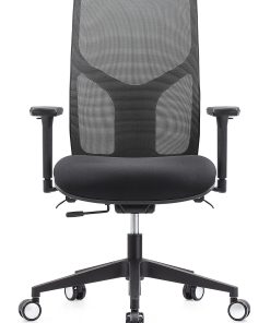 WorkPro® 4000 Series Multifunction Ergonomic Mesh/Fabric High-Back Executive Chair, Gray/Black, BIFMA Compliant 2