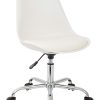 Boss Office Products Fabric Deluxe Posture Task Chair With Loop Arms, Burgundy/Black 3