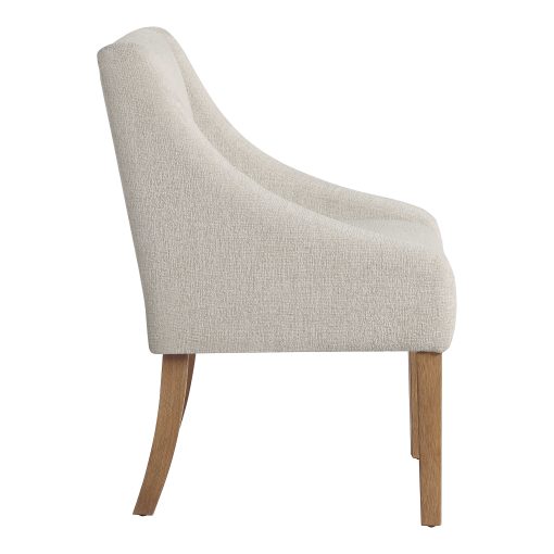 Office Star Monarch Fabric Dining Chair, Cream - Image 2