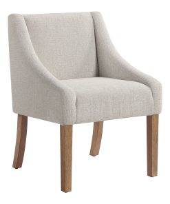 Office Star Monarch Fabric Dining Chair, Cream