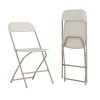 Flash Furniture HERCULES Plastic Ultra-Compact Stack Chair, Gray/Black 4