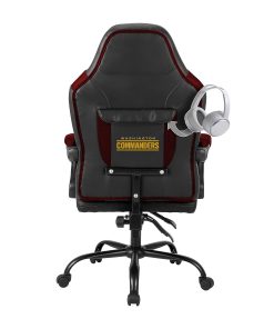 Imperial Adjustable Oversized Vinyl High-Back Office Task Chair, NFL Washington Commanders, Black/Burgundy 2