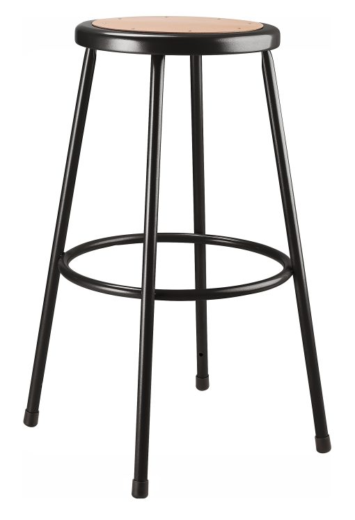 National Public Seating® 6200 Series Stools, Black, Pack Of 2 Stools - Image 2