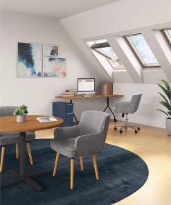 HON® Matter Multi-Purpose Guest Chair, Light Gray 2