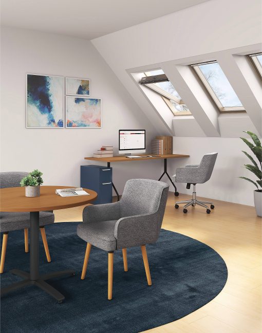 HON® Matter Multi-Purpose Guest Chair, Light Gray - Image 2