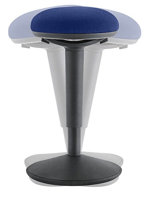 Kore Design™ Office Adjustable Wobble Stool, Blue, KDOW5722BC - Image 2