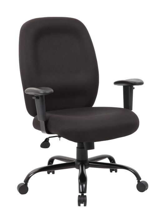 Boss Office Products Heavy-Duty Fabric Task Chair, Black - Image 2