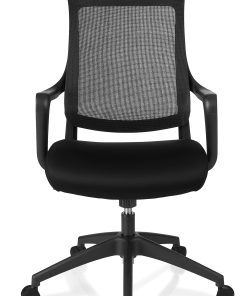 Realspace® Lenzer Mesh High-Back Task Office Chair, Black, BIFMA Compliant 2