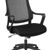 Serta® Smart Layers™ Arlington AIR™ Bonded Leather High-Back Executive Office Chair, Black/Silver 4
