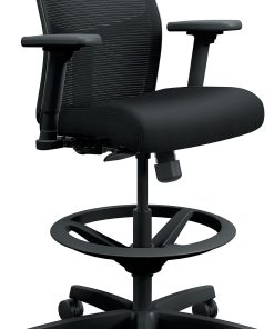 HON® Ignition 2.0 Mesh Mid-Back Task Stool, Black