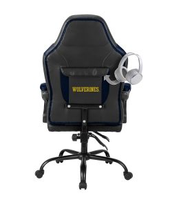 Imperial NCAA Adjustable Oversized Vinyl High-Back Office Task Chair, University Of Michigan 2