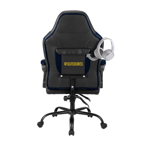 Imperial NCAA Adjustable Oversized Vinyl High-Back Office Task Chair, University Of Michigan - Image 2
