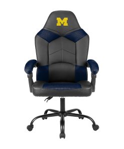 Imperial NCAA Adjustable Oversized Vinyl High-Back Office Task Chair, University Of Michigan