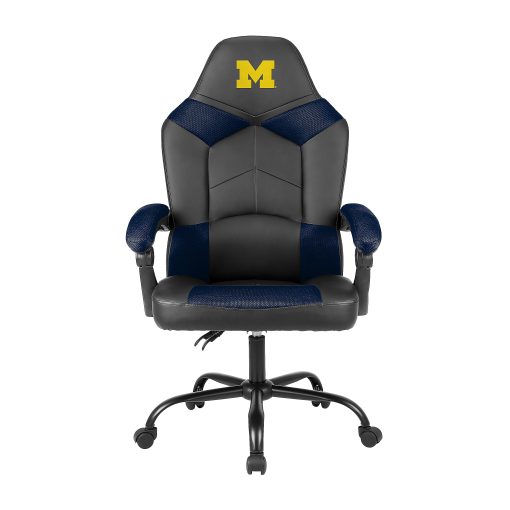 Imperial NCAA Adjustable Oversized Vinyl High-Back Office Task Chair, University Of Michigan