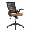 Techni Mobili Ergonomic Mesh Mid-Back Task Chair, Brown