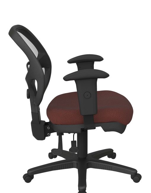 Office Star™ Ergonomic Mesh Task Chair With ProGrid® Back, Garnet - Image 2