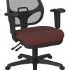 Flash Furniture Vinyl Low-Back Task Chair, Basketball, Black/Orange 3