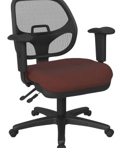 Office Star™ Ergonomic Mesh Task Chair With ProGrid® Back, Garnet