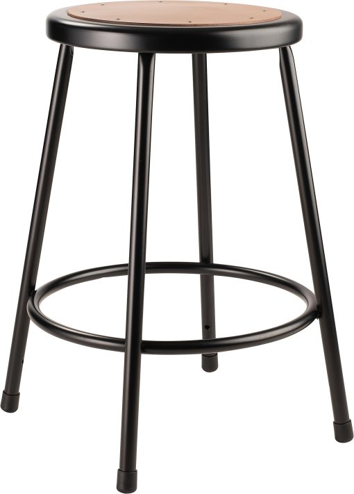 National Public Seating Hardboard Science Stools, 24"H, Brown/Black, Pack Of 2 Stools - Image 2
