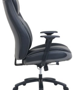 Shaquille O’Neal™ Nereus XXL Ergonomic Bonded Leather High-Back Executive Chair, Black 2