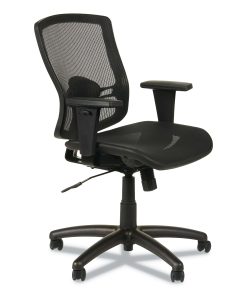 Alera Etros Series Mesh Mid-Back Chair, Black
