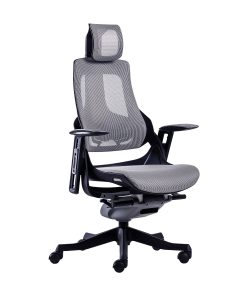 Techni Mobili Ergonomic Mesh High-Back Executive Office Chair, Gray, RTA1818CGRY