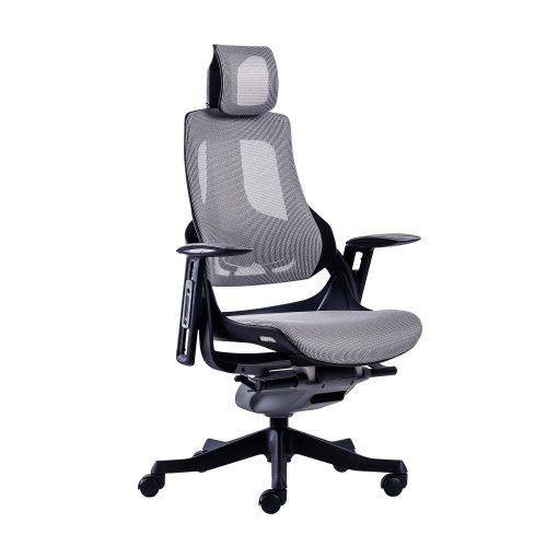 Techni Mobili Ergonomic Mesh High-Back Executive Office Chair, Gray, RTA1818CGRY
