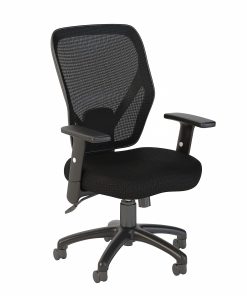 Bush Business Furniture Accord Ergonomic Mesh Back Office Chair, Black Fabric, Standard Delivery 2