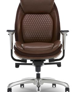 Shaquille O’Neal™ Zethus Ergonomic Bonded Leather High-Back Executive Office Chair, Brown 2