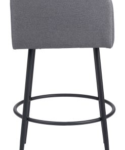 Zuo Horbat Barstools, Gray, Set Of 2 Barstools 2