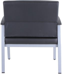 Lorell® Big & Tall Healthcare Guest Chair, Black 2
