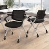 Boss Office Products Contract Mesh Drafting Stool, Black/Gray 3