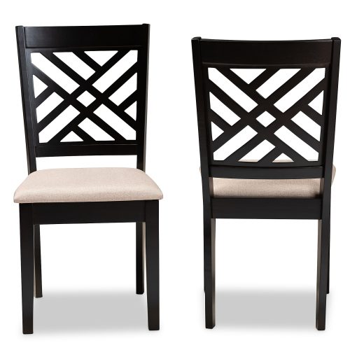 Baxton Studio 10525 Dining Chairs, Espresso, Set Of 2 Chairs - Image 2