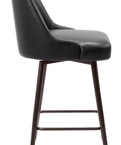 Zuo Keppel Counter-Height Stool, Black/Bronze 2