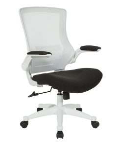 Office Star™ WorkSmart Manager Chair, White/Black 2
