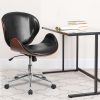 Flash Furniture Salerno Series Ergonomic Mesh High-Back Office Chair With Arms, Black 3