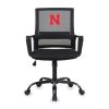 Office Star Leona Fabric Dining Accent Chairs, Linen, Set Of 2 Chairs 3