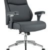 Regency Zeng Polyurethane Armless Stacking Chairs, Black, Pack Of 4 Chairs 3