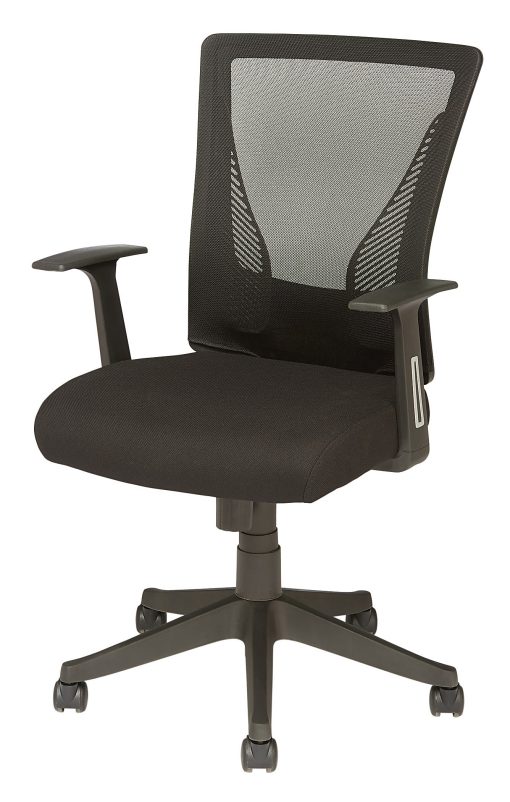 Realspace® Radley Mesh Mid-Back Task Office Chair, Black, BIFMA Compliant - Image 2