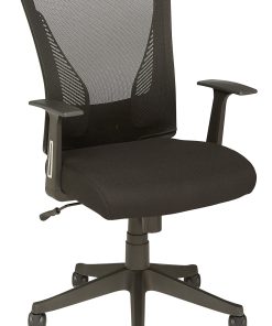 Realspace® Radley Mesh Mid-Back Task Office Chair, Black, BIFMA Compliant
