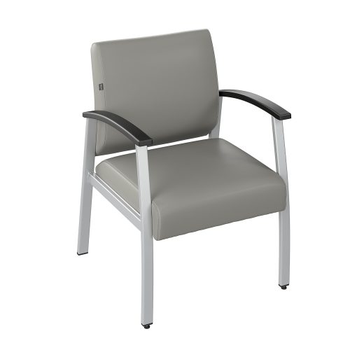 Bush Business Furniture Arrive Waiting Room Guest Chair With Arms, Light Gray, Standard Delivery - Image 2